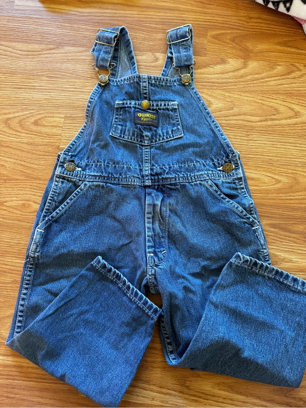 Vintage OshKosh B'gosh Kids Blue Denim Overalls